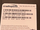 Cradlepoint CBA750B 3G/4G Cellular Broadband adapter w/ MC400LPE-VZ-ARC