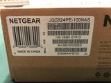 Netgear JGS524PE 24 port 10/100/1000 Switch, (12 PoE, 100W budget) in sealed box