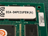 Dialogic D/4PCIU D4PCIUFEQ Voice and Fax Media Board