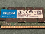 Crucial CT32G4LFD424A (Micron MTA36ASF4G72LZ-2G3B1PG) 32GB PC4-2400T server DIMM