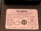 Yealink OH-1006B0500600U-UL AC Adapter ( 5V 600mA) for IP Phones